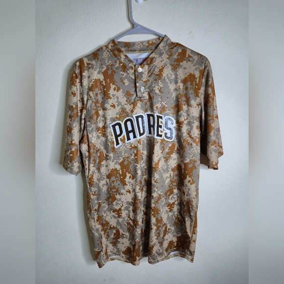 Brown Camouflage Jersey with Padres Design - Picture 4 of 7